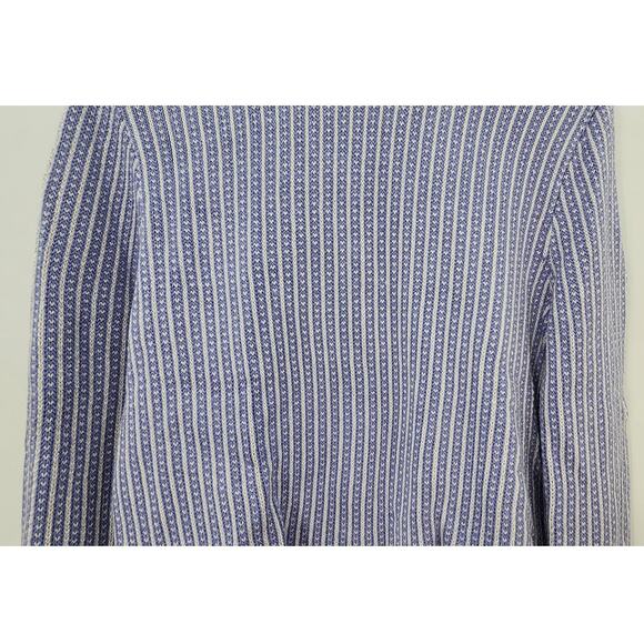 H Moss Designs Knit Sweater Size Medium Black White Blue - Picture 4 of 10